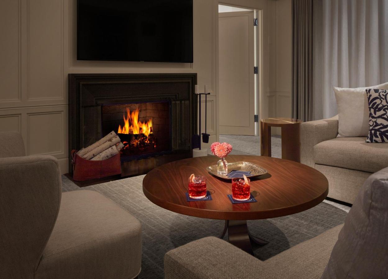 Hotel The Newbury Boston Exterior foto 3D rendering of a living room